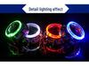 Universal LED Dual Lens Angel Eye Fog Light with High Brightness for Daytime Running and Enhanced Visibility