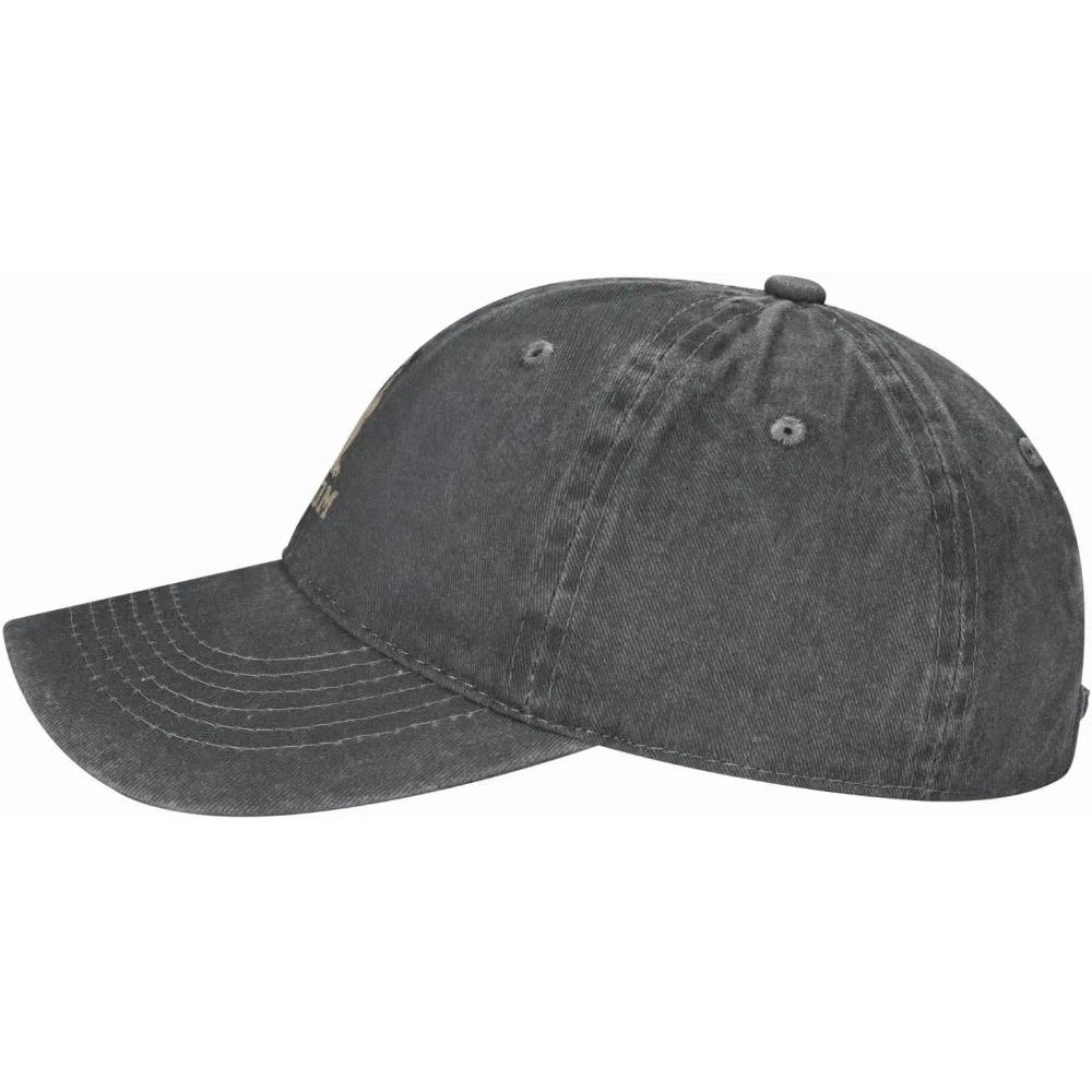 Vintage Washed Distressed Adjustable Pug Mom Dog Womens Denim Baseball Cap Mom Trucker Hat Cap for Women Unisex