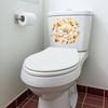 Pegatinas Florales para Inodoro Autoadhesivas para Pared de Baño DIY Extraíbles Impermeables Pegatina para Tapa de Asiento de Inodoro para Baño WC Decoración
