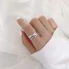 Trendy Minimalist Korean Vintage Stacking Rings for Women - Influencer-Approved Light Luxury Style.