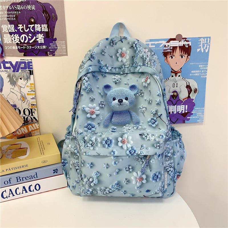 

New Cartoon Ins Casual Travel Bags Cute Schoolbags for Junior and Senior High School Students Large Capacity Backpacks and Backpacks .