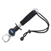 Stainless Steel Fish Lip Gripper - 40lb Capacity with Built-in Scale, Fishing Rack & Mouth Clamp Tool