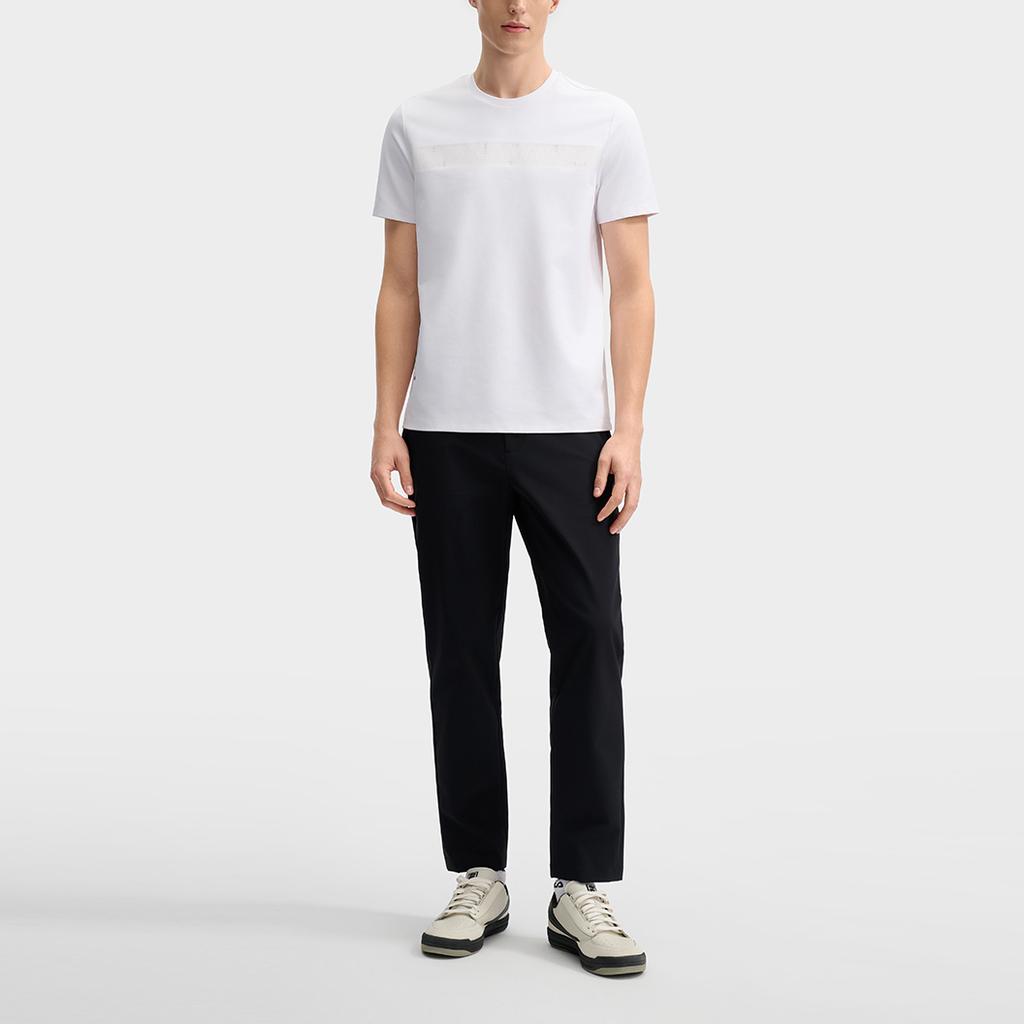 FILA Blue Series Casual Simple Pullover Round Neck Short Sleeve T-Shirt Men Tops White F11M512101F-WT