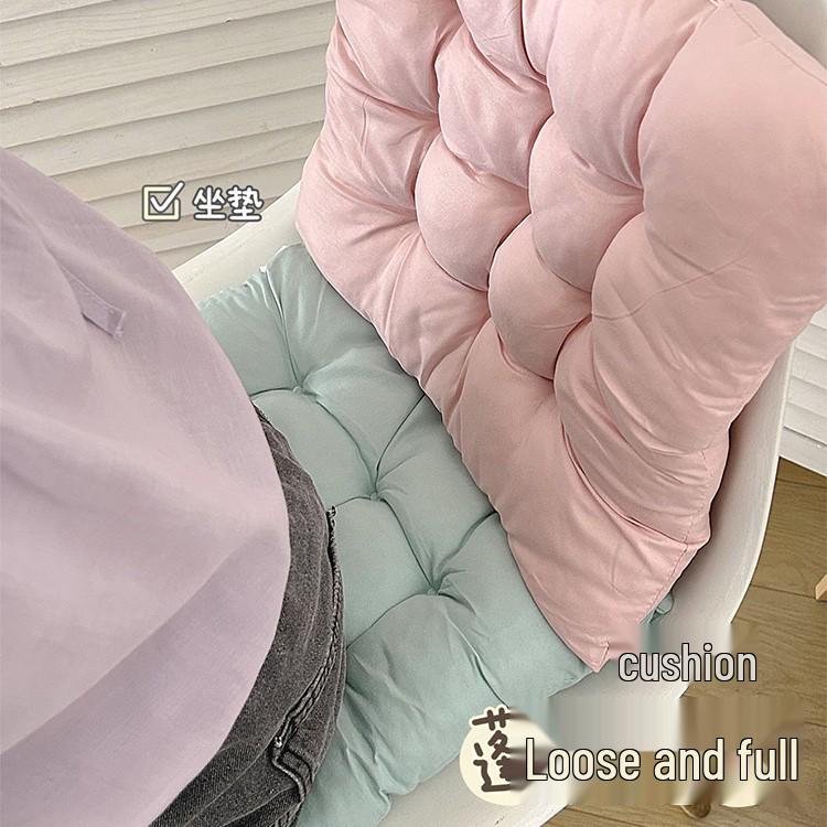 Soft Fluffy Seat Cushion for Dorm, Home & Office - Thickened, Non-Slip, Back & Waist Support