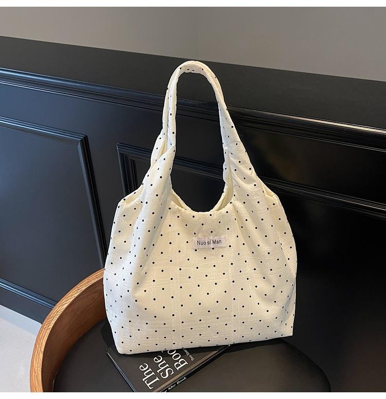 Bag Women 2025 New Lazy Wind Canvas Bag Large Capacity Shoulder Bag Portable Tote Bag