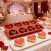 Silicone Mold Heart Shape Valentine's Day Candles Making Kit DIY Love Cake Chocolate Baking Mould Candle Mold Party Gifts