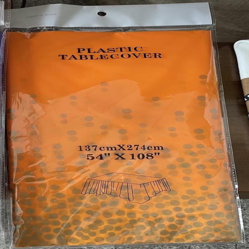 Thickened Disposable Polka Dot Party Tablecloth