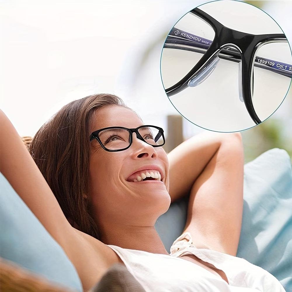 Anti-Rutsch Brillen Nasenpads Silikon Unsichtbare Brillen Luftpolster Nasenpads Transparent Weich Selbstklebend Nasenhalter