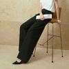 Women's Drapey High-Waist Wide-Leg Suit Pants