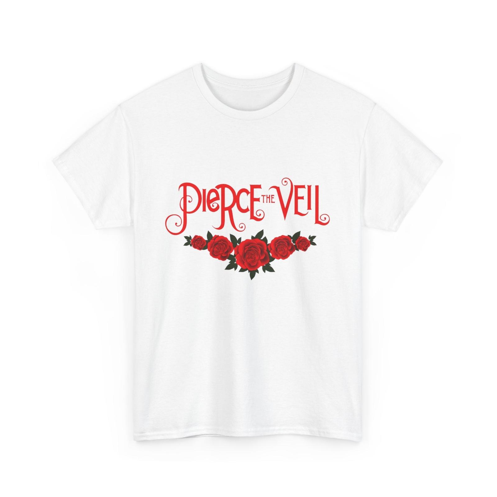 Pierce the Veil Unisex Heavy Cotton Tee Music Merch Rock Band T-Shirt Y2K XL