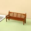 1:12 Dollhouse Miniature Park Bench Backrest Chair Furniture Model Decor Toy Doll House Accessories