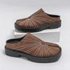 Herren-Loafer im japanischen Stil mit geteilter Zehe, zum Hineinschlüpfen, aus Leder - Lässige Halbschuhe