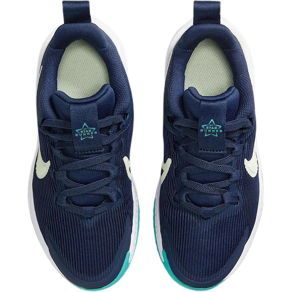 Nike Star Runner 4 NN PS Midnight Navy Volt Tint Dusty Cactus White DX7614-409