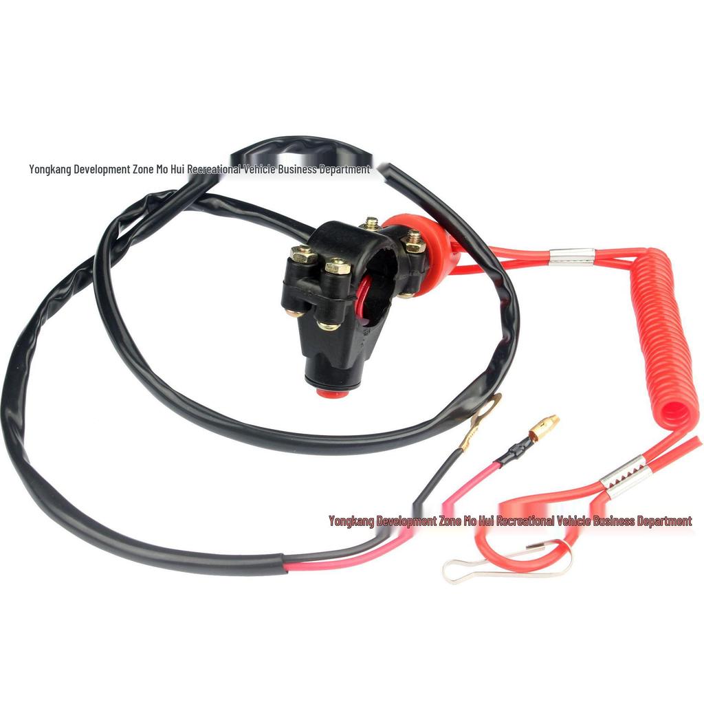 Emergency Stop Double Flameout Switch for Mini Off-Road Motorcycles & ATVs (49CC-250CC)