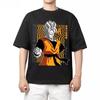 Mens Retro American Vintage Dragon Ball Print TShirt Loose Large Size Short Sleeve Pure Cotton Fashion 2026 GYM Style
