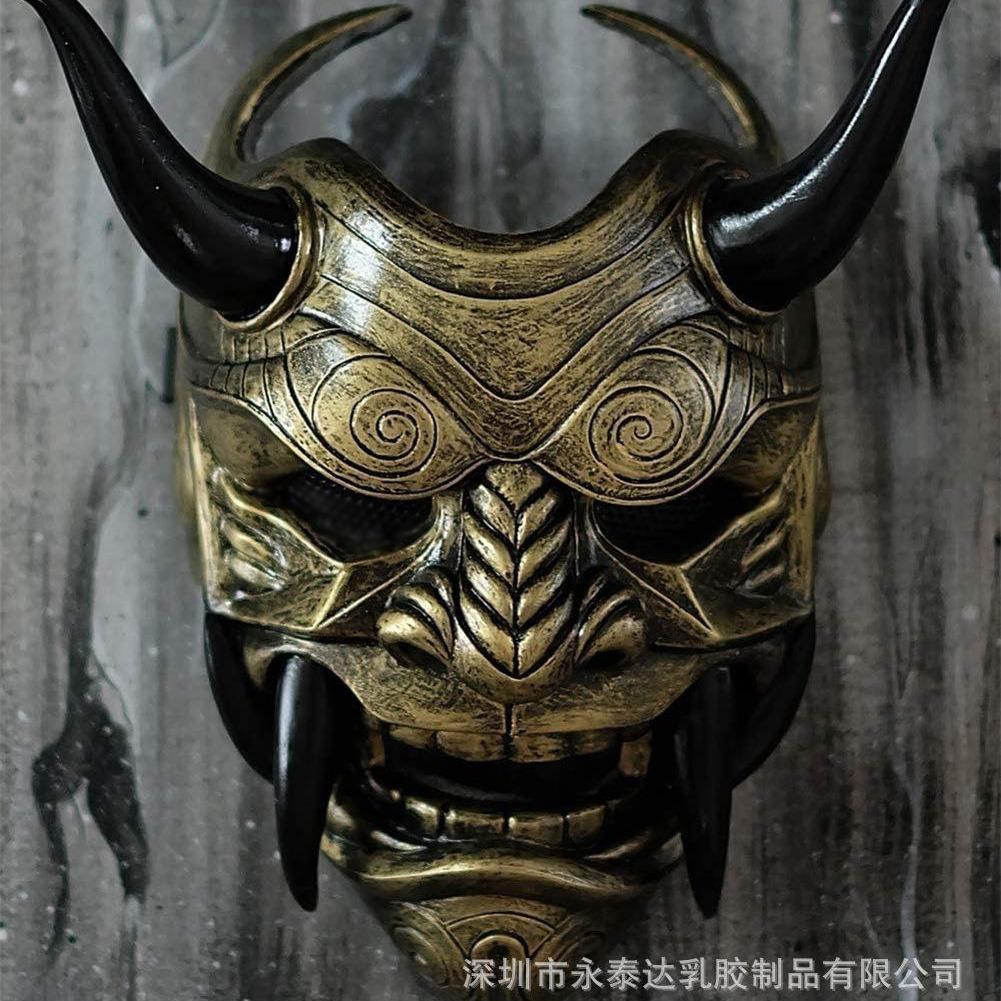Red Hannya Mask  cosplay Noh-style Japanese masks for Halloween parties