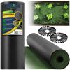 Garden Agrotextile 1.6 Mx 50 M 90 G/m2 + 100 Plonos Pins - Black and Green