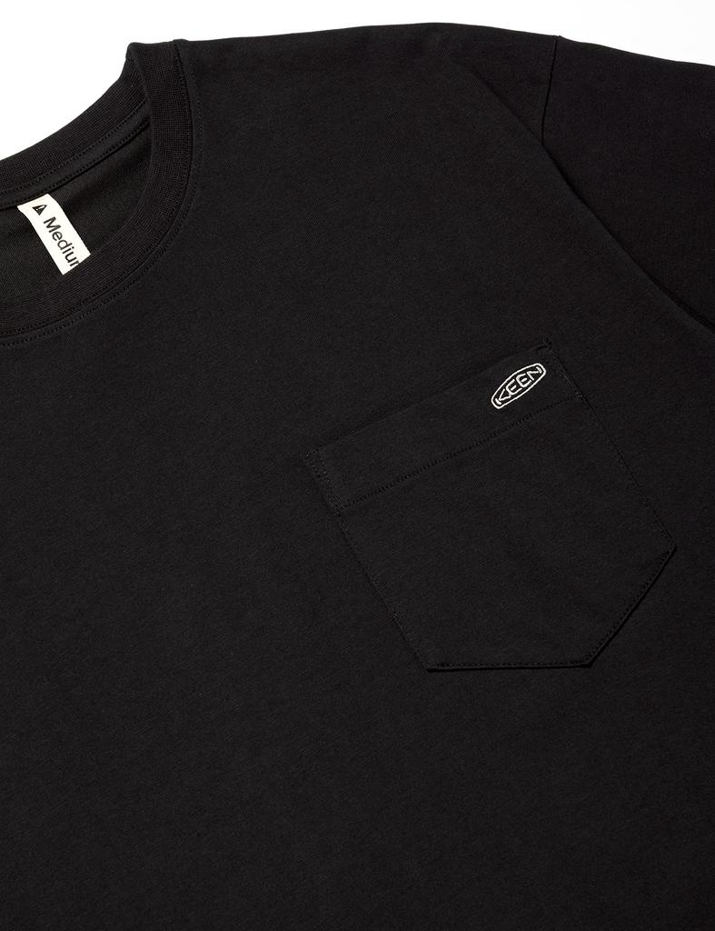 POCKET BIG TEE BIRCH M [Keen] T-shirt OC/RP BLACK/SILVER