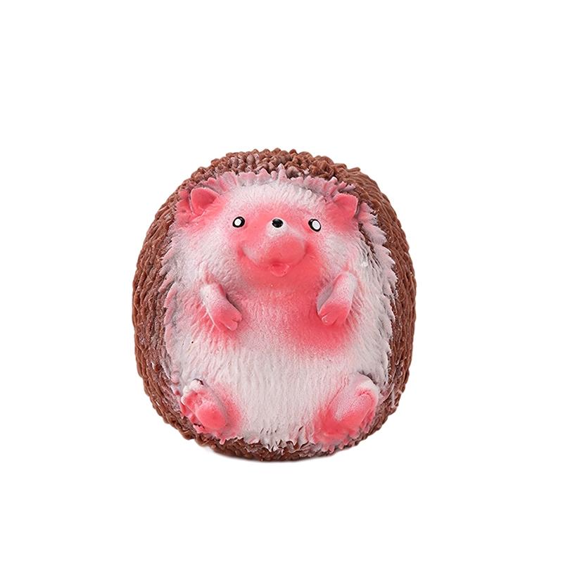 Kawaii Animals Cartoon Hedgehog Decompression Toys Quick Rebound Squeeze Toys Fidget Toys Kids Fun Kids