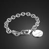 Verkaufs-Charme-Armbänder für Damen Mode 100% 925 Silber Liebesknoten Manschettenarmband Schmuck Geschenk Pulseira
