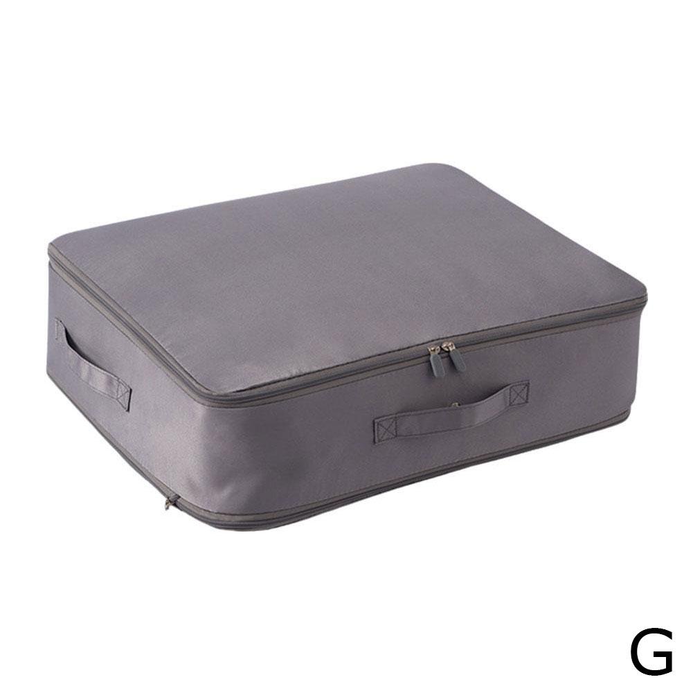 

Компрессионный мешок для пуховика, без вакуума, для домашнего хранения одеяла, багажная сумка, мешок для хранения одежды Q4J6 grey L-1set