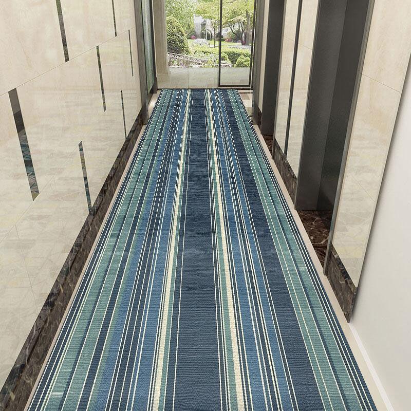 Nowoczesny Dywanik na Długi Korytarz w Stylu Lekki Luksus Antypoślizgowy i Wchłaniający Wodę Mata na Schody Prosty Dywanik na Przejście Możliwość Dostosowania