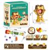 Interactive Parent-Child Airsoft Gun Toy Soft Bullet Shooting Duck Rex Ball Lion Design Elastic Gun Children Educational Game