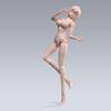 ORIELOAN 1/12 Scale Female Action Figure Body 6-Inch Flexible Ball Joint Girl Doll Model Head Sculpt Removable Hands and Feet Busty Accessories