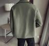 Tide Men's Short Trench Coat - Korean-Style Casual Wool for Autumn/Winter