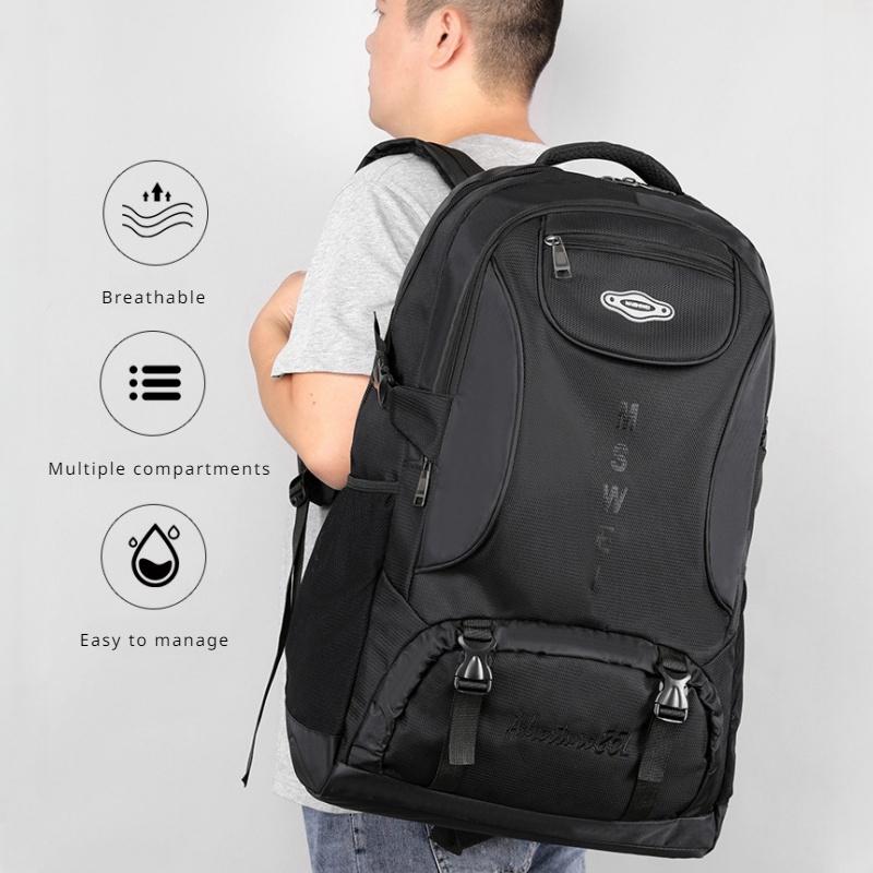 2024 New Outdoor Travel Backpack 50L/65L/85L Large Capacity Duffle Bag High Quality Oxford Waterproof Breathable Travel Bag Business Trip Hiking Bag