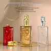 Luxury Dragon Pattern Embossed Glass Baijiu Gift Set - Crystal White Material Wine Bottle