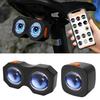 Bicycle Rear LED Tail Light Motorcycle Devil's Eye Lighting Waterproof Electric Bicycle Rear Eye LED Dynamic Accessories