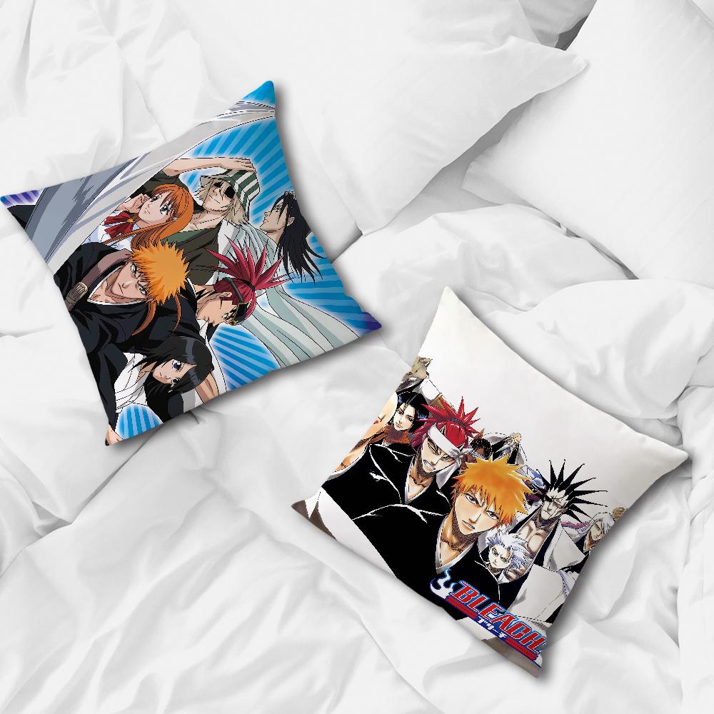 Hot Anime B-Bleachs Comfortable Soft Pillow Case For Sofa Living Room Home Office Decor And Protective Covers