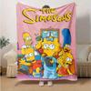 The Simpsons Cartoon Blanket, Short Plush Cute Warm Blanket, Living Room Home Decoration Sofa Four Seasons Travel