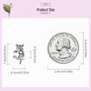 Yinziyun Fun Cheetah DIY 925 Sterling Silver Bead Accessories BSC556