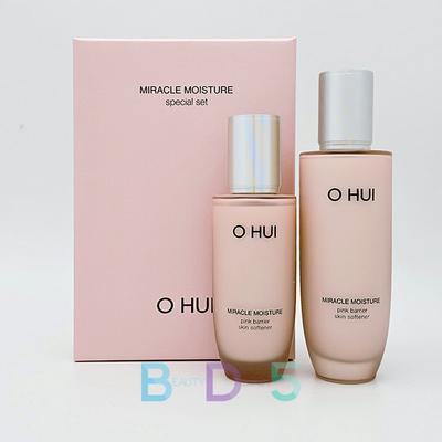 O HUI Miracle Moisture Pink Barrier Skin Softener 2-piece Special Set/, 1 Set