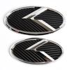 2 pezzi Per KIA K5 Emblema Bagagliaio Auto Adesivo 3D Logo K Griglia Anteriore Badge Posteriore 2011-2013 Optima Forte 2009-2014