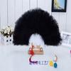 New Style Feather Fan Folding Fan for Qipao Performance Dance, Ancient Style Hanfu Women's Fan Dance