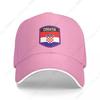 Croatia Flag Emblem Baseball Cap Sun Hat For Children Sun Hat Sports Cap Golf Unisex Womens