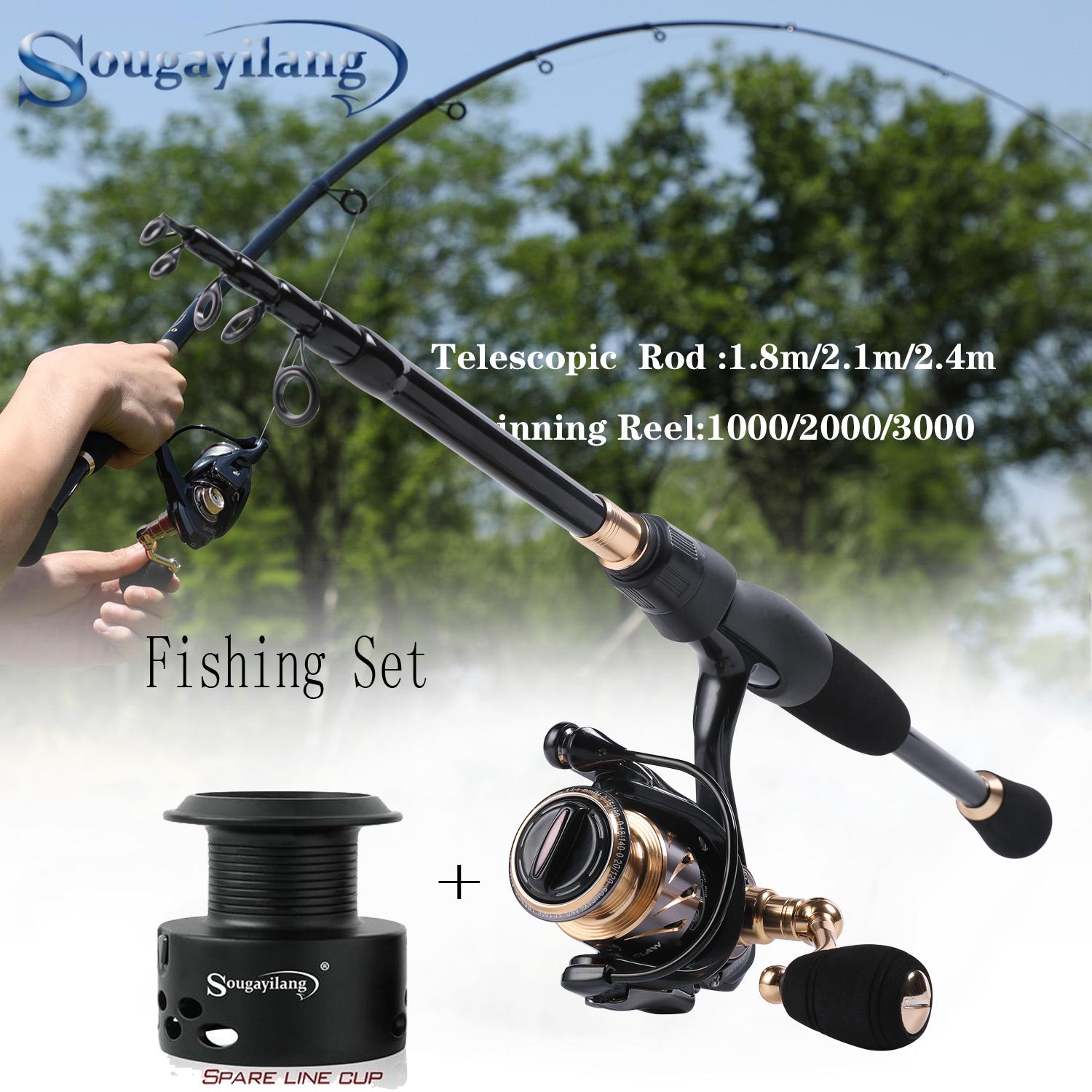 

Телескопическая удочка для рыбалки 1.8M Rod&Reel 1000