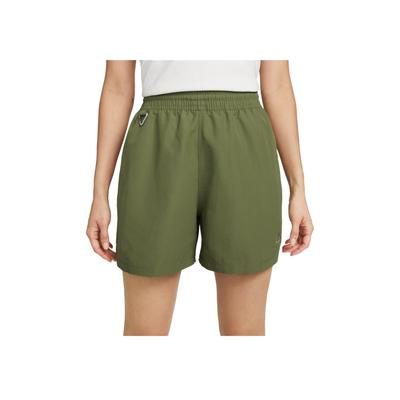 ACG Solid Color Logo Print Sports Casual Shorts Women Bottoms Olive-Green DH8351-378