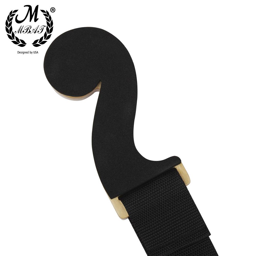 M MBAT Cello Non-Slip Pad with Nylon Strap Cello Solid Wood Bottom Pad Tail Pin Non-Slip Pad Stringed Instrument Accessories