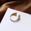 Party New Jewelry for Women Punk Adjustable Finger Ring Open Ring Metal Minimalist Ring