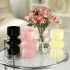 European Retro Glass Vase Water Nourishing Flower Arrangement Container Desktop Dining Table Flower Arrangement Vase Decoration
