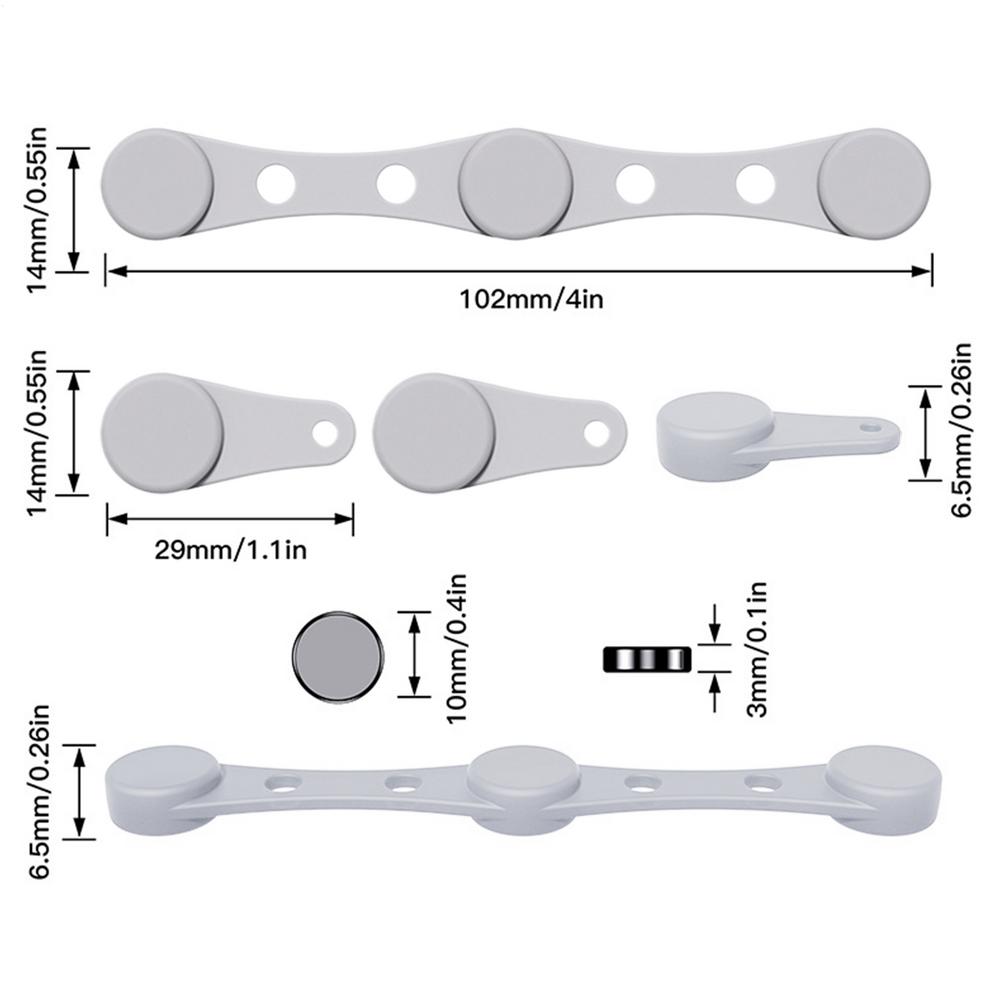 Air Fryer Magnets Silicone Air Fryer Magnetic Buckle for Parchment Paper Safe Airfryer Fixing Supplies for Kitchen Home Form