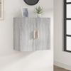 Vidaxl Wandhängeschrank, Sonoma-Eiche Grau, 60X30X60 Cm