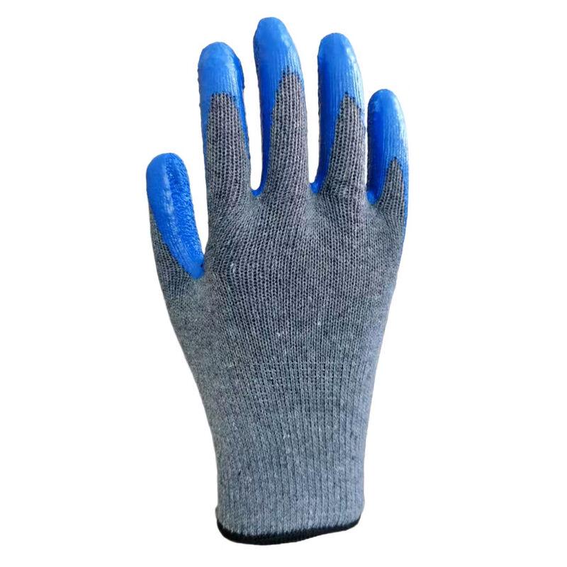 Heavy-Duty Rubber Coated Industrial Work Gloves - 10-Pack