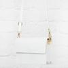 Small Leather Handbag Vezze Frena White