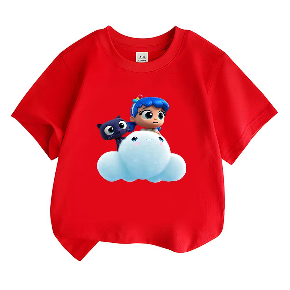 

100% Cotton True and The Rainbow Kingdom Children s T-shirt Cute Cartoon Anime Tees Print Kids Tops O-neck Comic Toddler Summer clothes Funny T-shirt 100