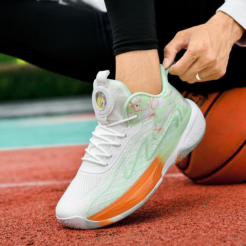 Big Size 39-48 Basketball Sneakers for Men Shock-Absorbant Basketball Boots Non Slip Training Athletic Shoes Outdoor Sneakers